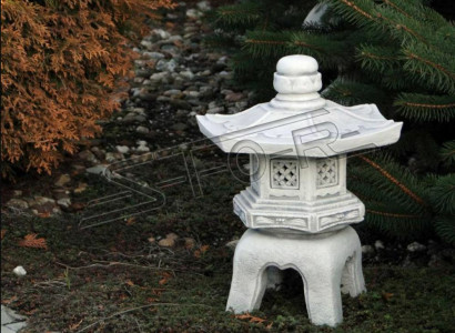 Japanischer Garten Dekoration Garten Deko Statue Figur Weiß Skulptur